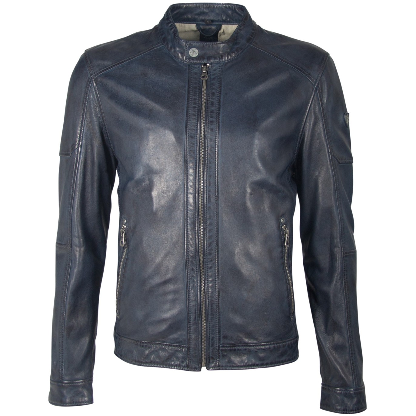 Geaca de Piele Naturala Barbati Gipsy Bleumarin Inchis Milow NSLV – IMBRACAMINTE Geaca de Piele Naturala Barbati Gipsy Bleumarin Inchis Milow NSLV – IMBRACAMINTE