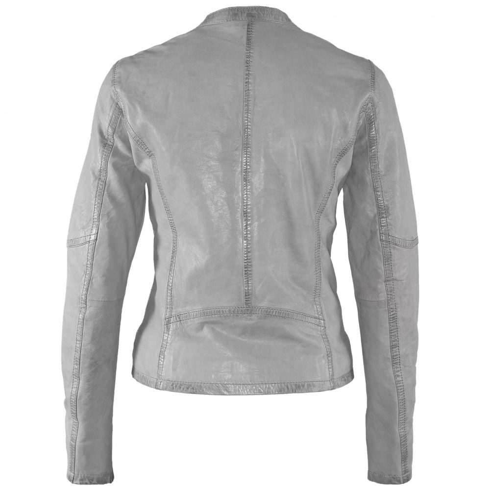 Geaca de Piele Naturala Dama Gipsy Gri Mona LONTV Geaca de Piele Naturala Dama Gipsy Gri Mona LONTV - readytowear.ro