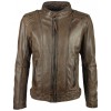 Geaca de Piele Naturala Barbati Gipsy Olive Moon LACHIV Geaca de Piele Naturala Barbati Gipsy Olive Moon LACHIV - readytowear.ro