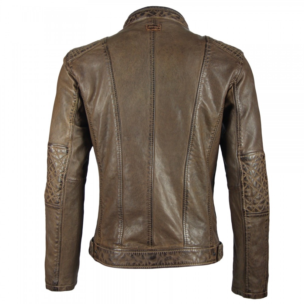 Geaca de Piele Naturala Barbati Gipsy Olive Moon LACHIV Geaca de Piele Naturala Barbati Gipsy Olive Moon LACHIV - readytowear.ro