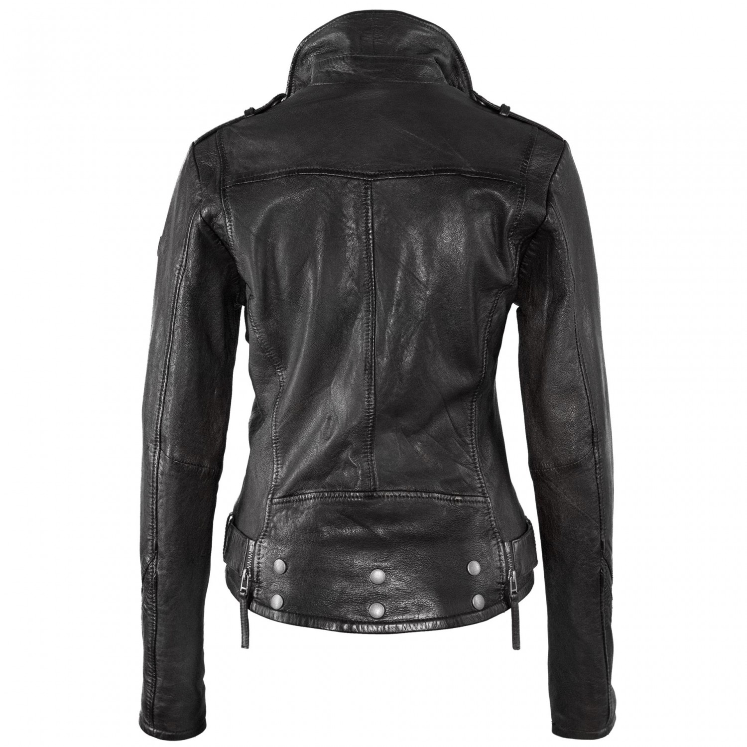 Geaca de Piele Naturala Dama Gipsy Neagra Mosley LATUV – IMBRACAMINTE