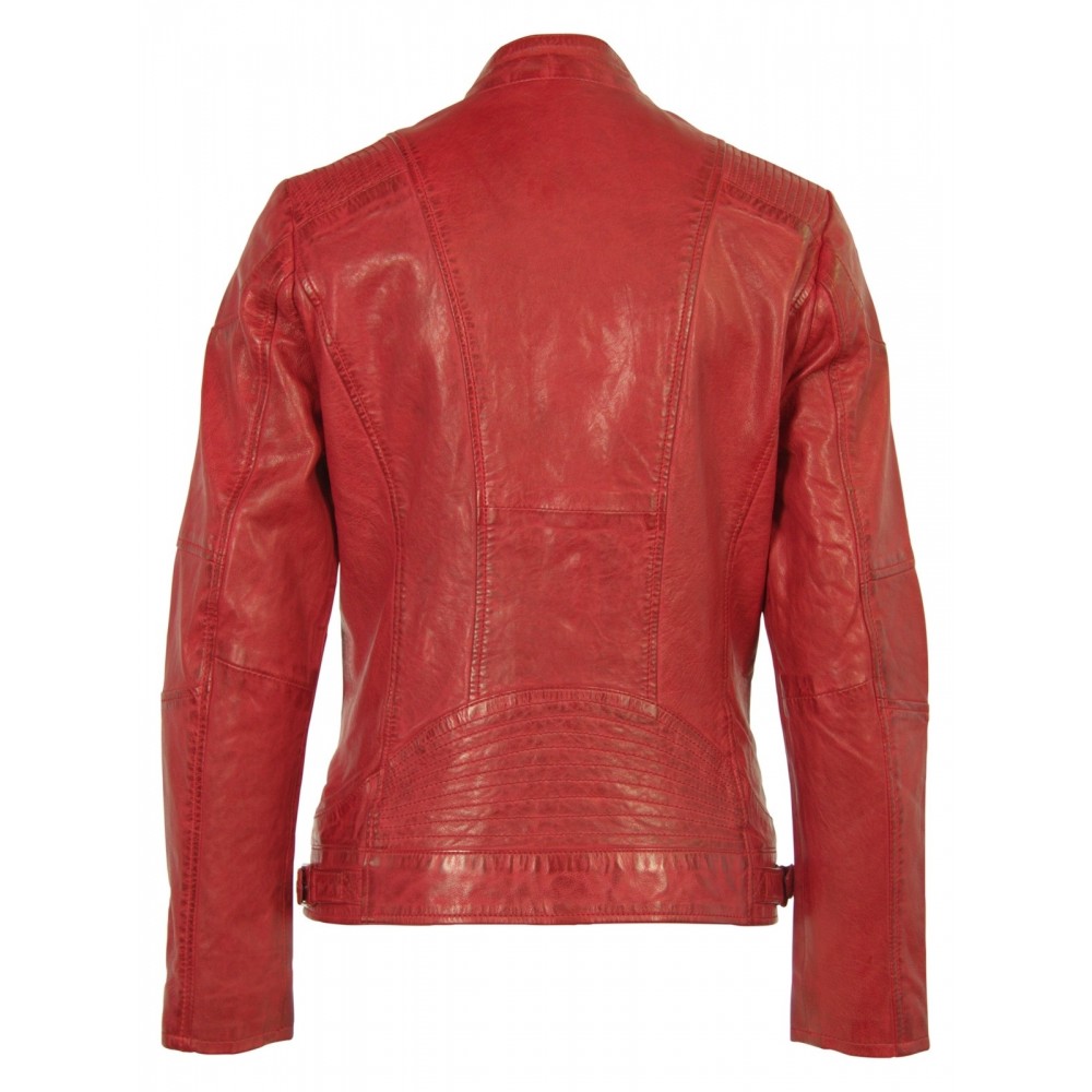 Geaca din Piele Naturala Dama Gipsy Rosie Nadja LACEV Geaca din Piele Naturala Dama Gipsy Rosie Nadja LACEV - readytowear.ro