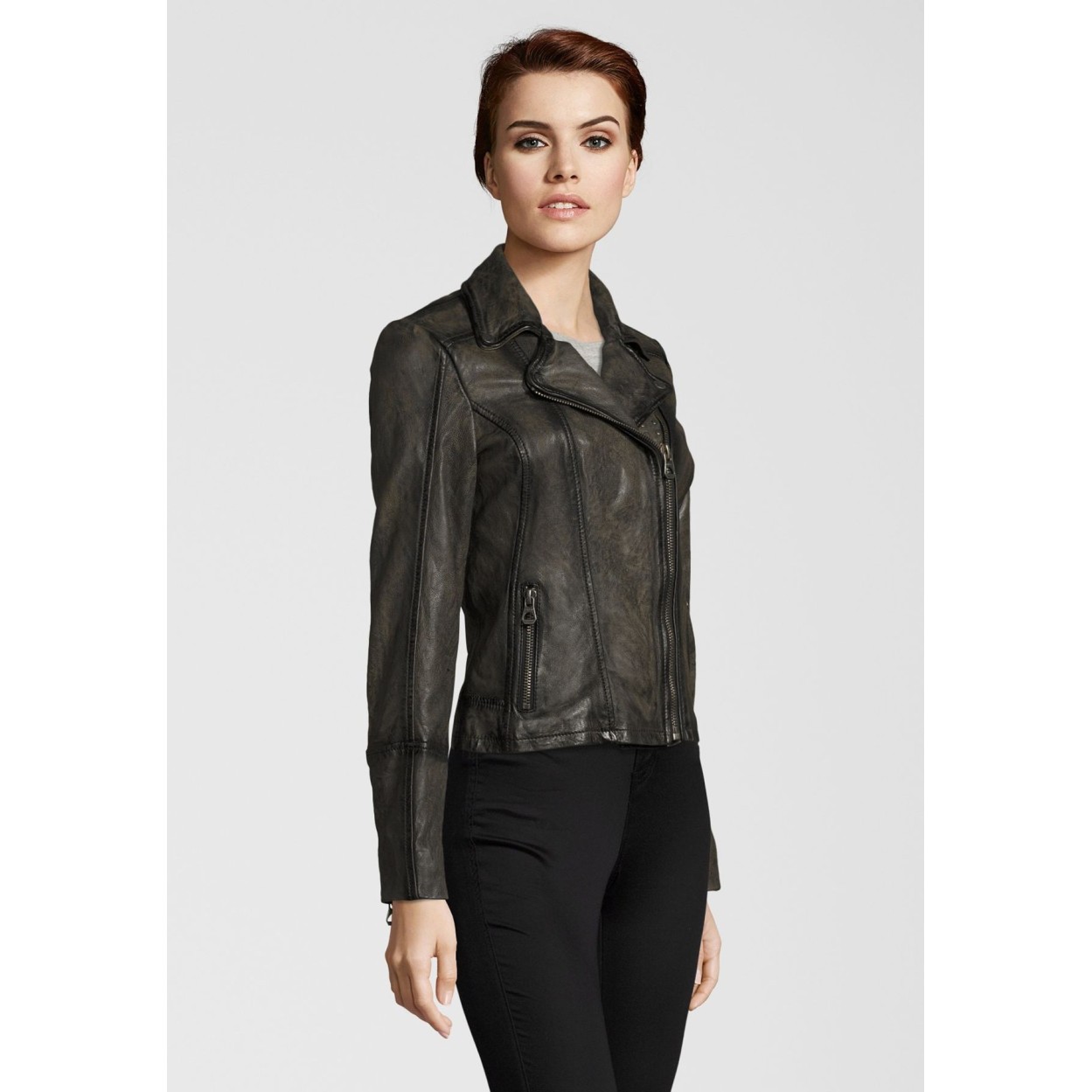 Geaca de Piele Naturala Dama Gipsy Kaki Vintage Neni W18 LASANV – IMBRACAMINTE Geaca de Piele Naturala Dama Gipsy Kaki Vintage Neni W18 LASANV – IMBRACAMINTE