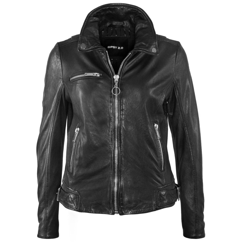 Geaca de Piele Naturala Dama Gipsy Neagra Nera SF LAPOLV – IMBRACAMINTE Geaca de Piele Naturala Dama Gipsy Neagra Nera SF LAPOLV – IMBRACAMINTE