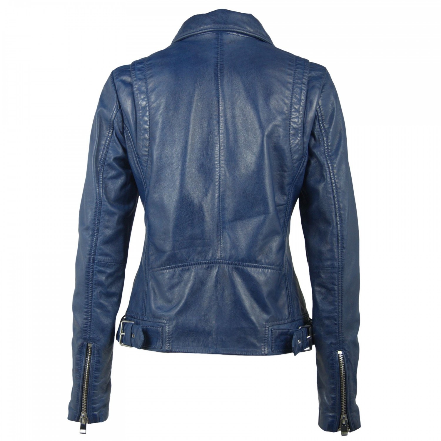 Geaca de Piele Naturala Dama Gipsy Albastra Nera W18 SF LAVIV – IMBRACAMINTE Geaca de Piele Naturala Dama Gipsy Albastra Nera W18 SF LAVIV – IMBRACAMINTE