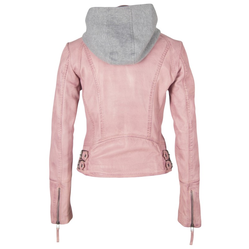 Geaca de Piele Naturala Dama Gipsy Roz Nola 2 LEGV – IMBRACAMINTE Geaca de Piele Naturala Dama Gipsy Roz Nola 2 LEGV – IMBRACAMINTE