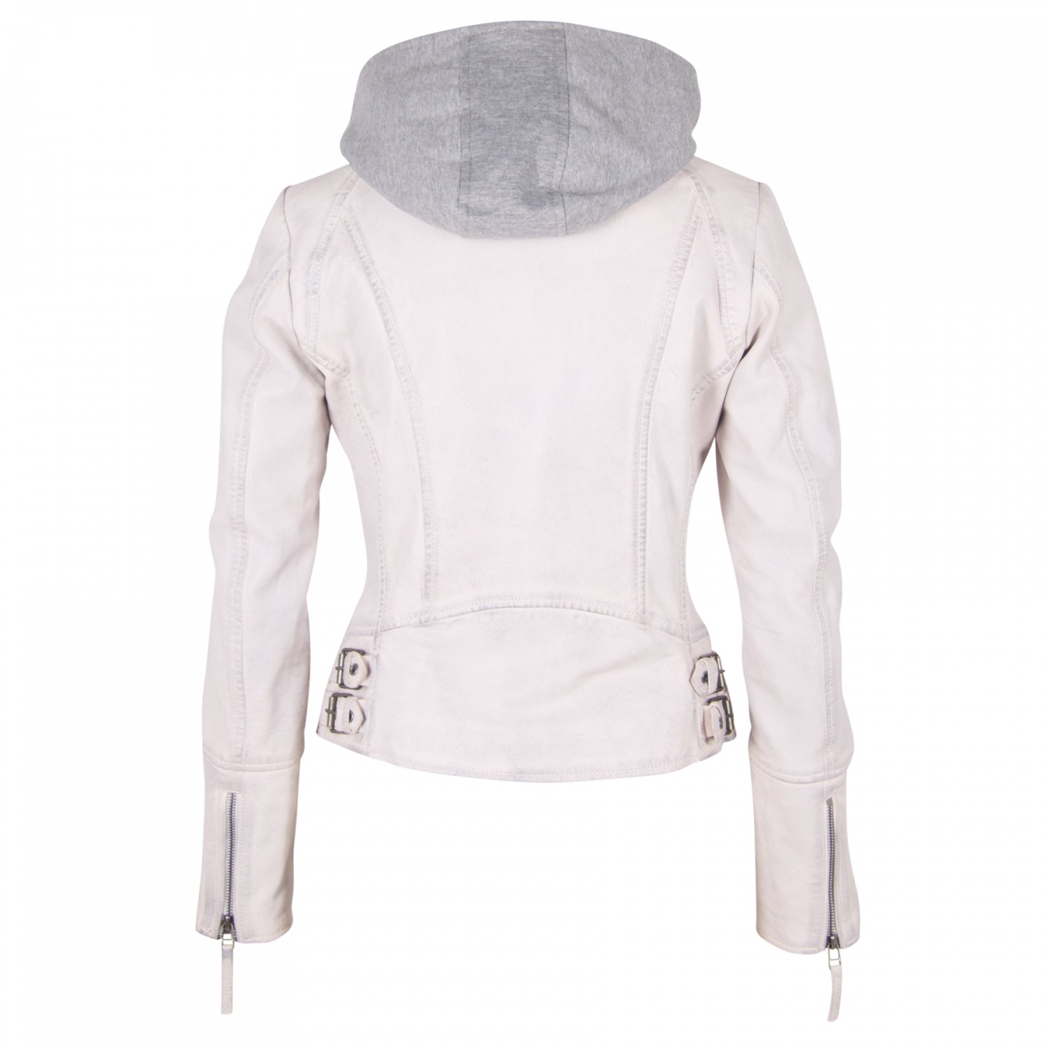 Geaca de Piele Dama Gipsy Alba Nola 2 LEGV – IMBRACAMINTE