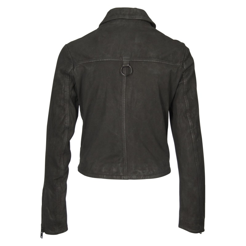 Geaca de Piele Naturala Dama Gipsy Neagra Nysa ZNUWV – IMBRACAMINTE