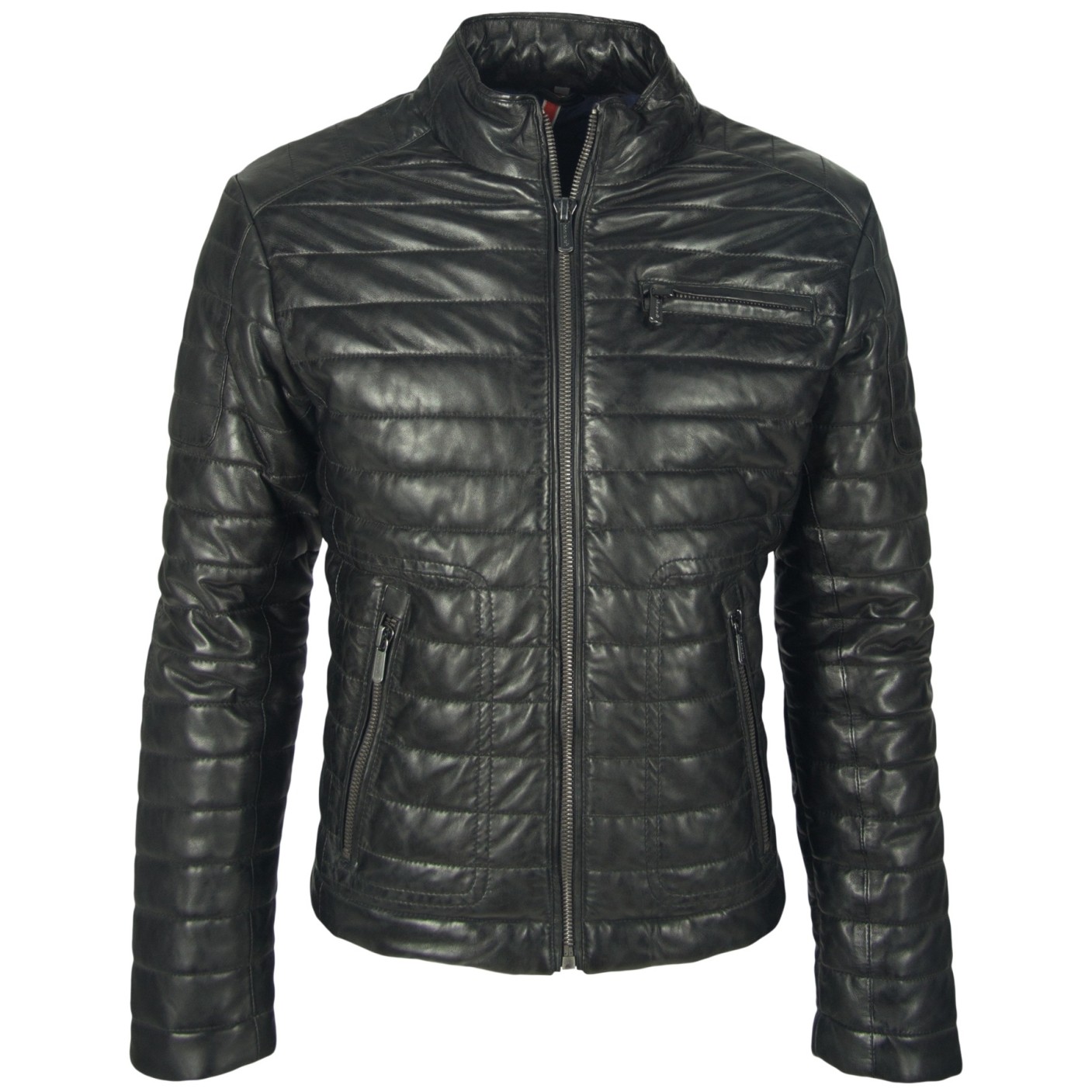 Geaca de Piele Naturala Barbati Gipsy Neagra Ocean LNBV W – IMBRACAMINTE