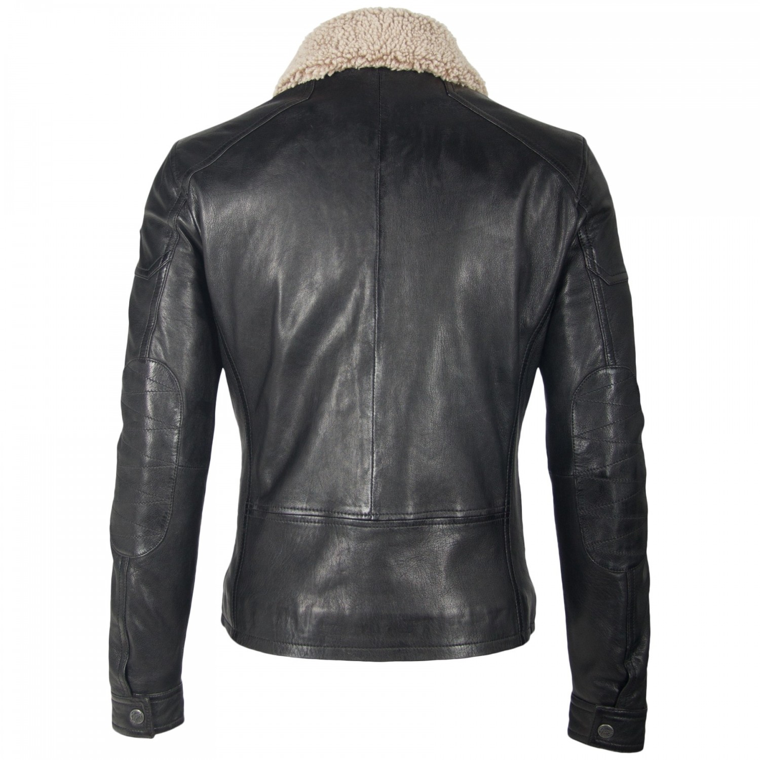 Geaca de Piele Naturala Barbati Gipsy Neagra Onzo LAHUV W – IMBRACAMINTE