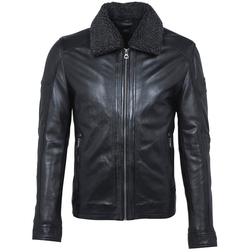 Geaca de Piele Naturala Barbati Gipsy Neagra Owen W18 LAHUV W – Black Friday Geaca de Piele Naturala Barbati Gipsy Neagra Owen W18 LAHUV W – Black Friday