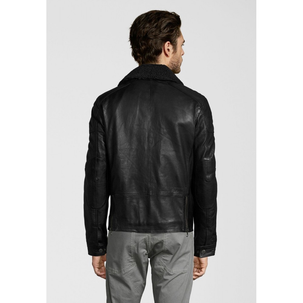 Geaca de Piele Naturala Barbati Gipsy Neagra Owen W18 LAHUV W Geaca de Piele Naturala Barbati Gipsy Neagra Owen W18 LAHUV W - readytowear.ro