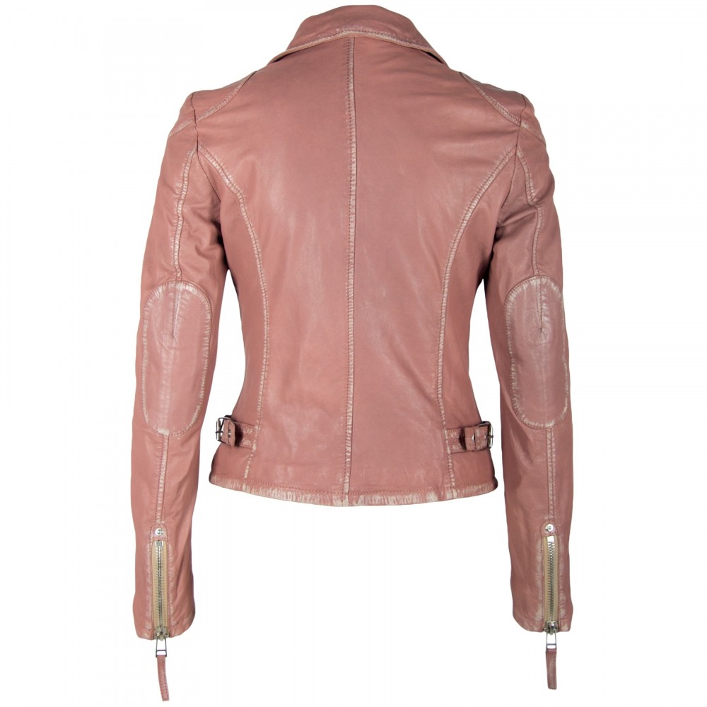 Geaca de Piele Naturala Dama Gipsy Roz Prafuit PGG LABAGV Geaca de Piele Naturala Dama Gipsy Roz Prafuit PGG LABAGV - readytowear.ro