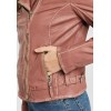 Geaca de Piele Naturala Dama Gipsy Roz Prafuit PGG LABAGV – IMBRACAMINTE
