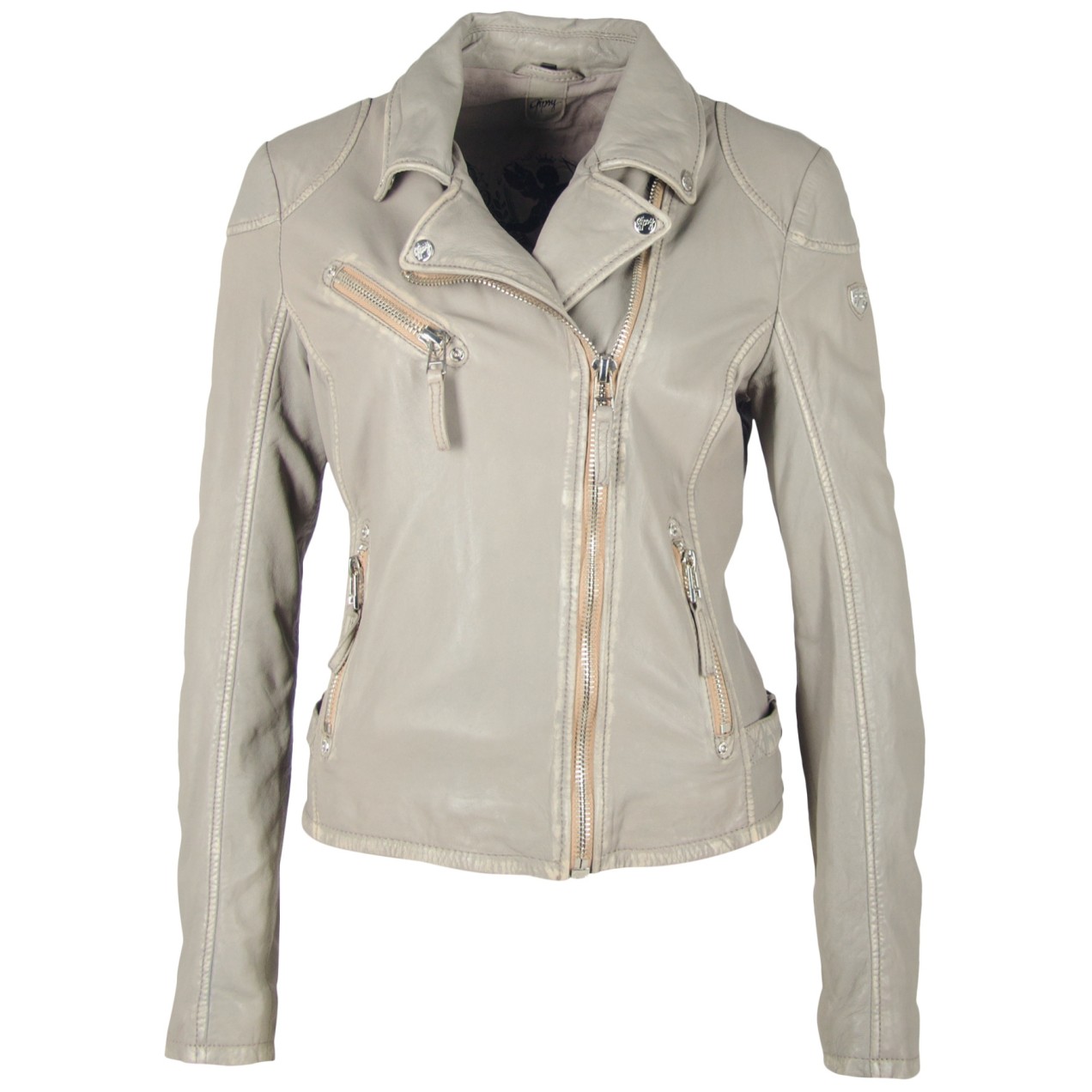 Geaca de Piele Naturala Dama Gipsy Gri PGG LABAGV – IMBRACAMINTE