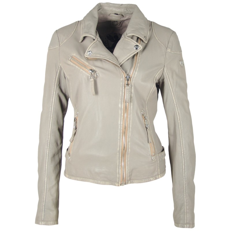 Geaca de Piele Naturala Dama Gipsy Gri PGG LABAGV – IMBRACAMINTE