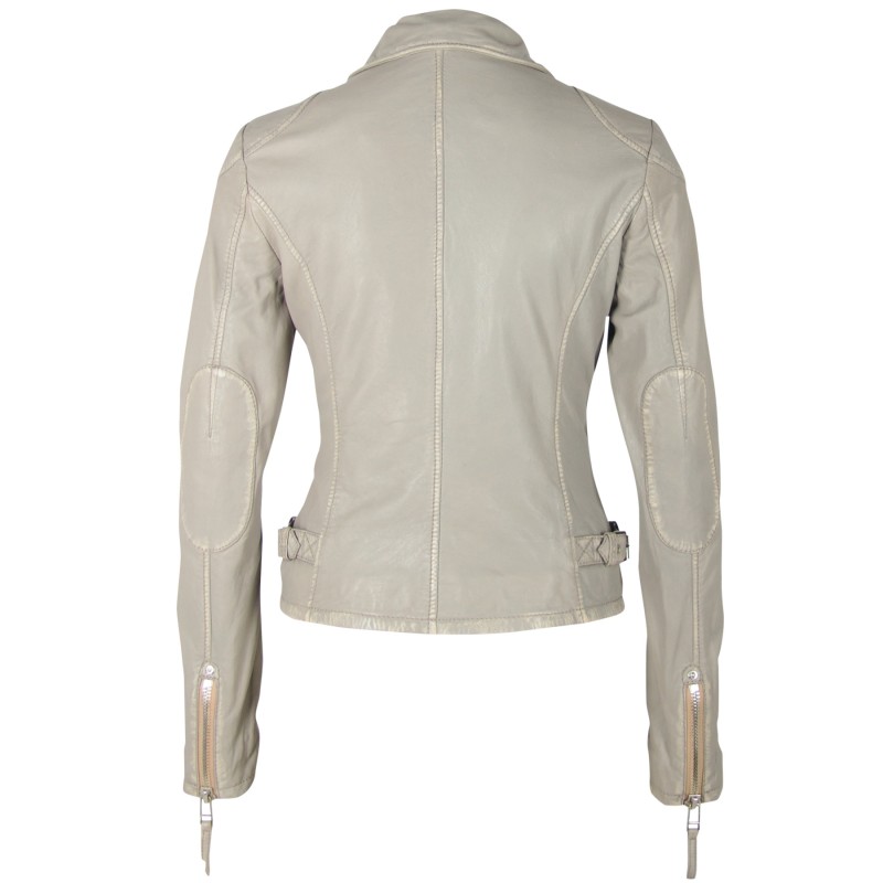 Geaca de Piele Naturala Dama Gipsy Gri PGG LABAGV – IMBRACAMINTE