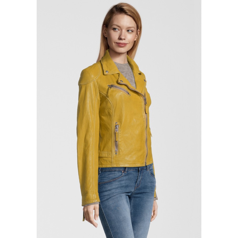 Geaca de Piele Naturala Dama Gipsy Galbena PGG LABAGV Geaca de Piele Naturala Dama Gipsy Galbena PGG LABAGV - readytowear.ro