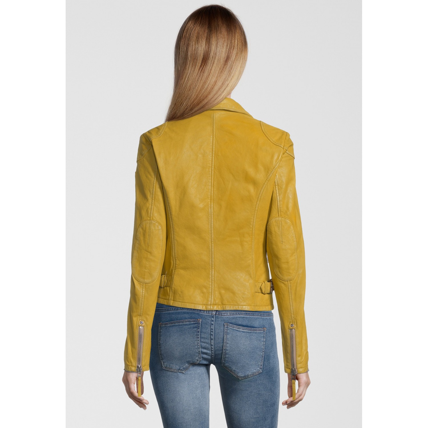 Geaca de Piele Naturala Dama Gipsy Galbena PGG LABAGV – IMBRACAMINTE Geaca de Piele Naturala Dama Gipsy Galbena PGG LABAGV – IMBRACAMINTE