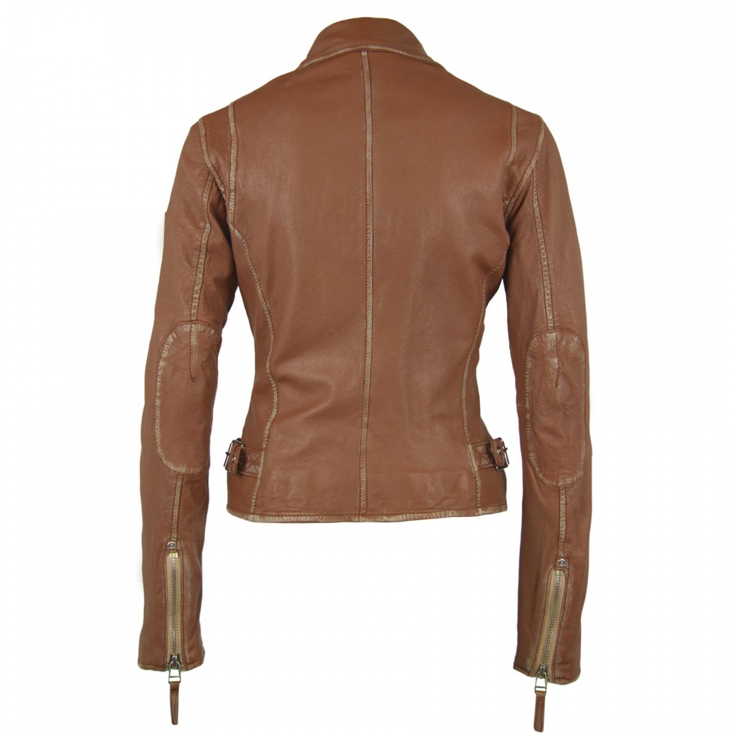 Geaca de Piele Naturala Dama Gipsy Coniac PGG LULV – IMBRACAMINTE