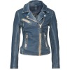 Geaca de Piele Dama Gipsy Albastru-Denim PGG LULV geci de piele - readytowear.ro