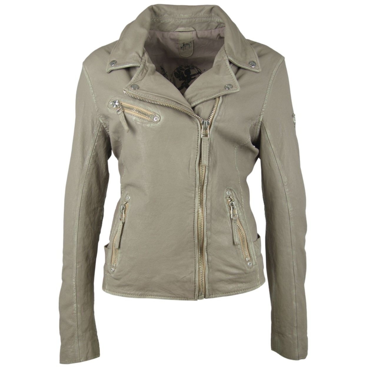 Geaca de Piele Naturala Dama Gipsy Gri PGG LULV – IMBRACAMINTE