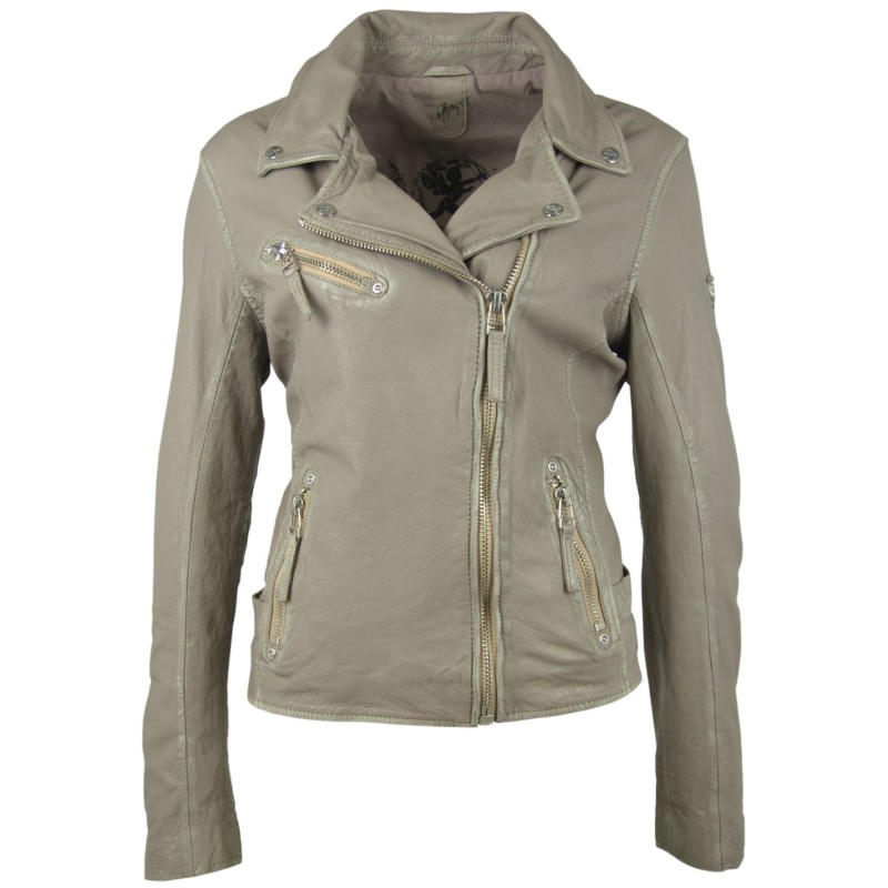 Geaca de Piele Naturala Dama Gipsy Gri PGG LULV – IMBRACAMINTE