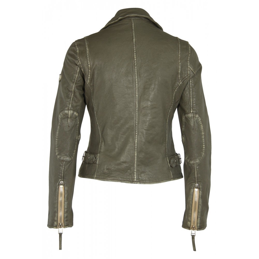 Geaca de Piele Naturala Dama Gipsy Olive PGG LULV Geaca de Piele Naturala Dama Gipsy Olive PGG LULV - readytowear.ro