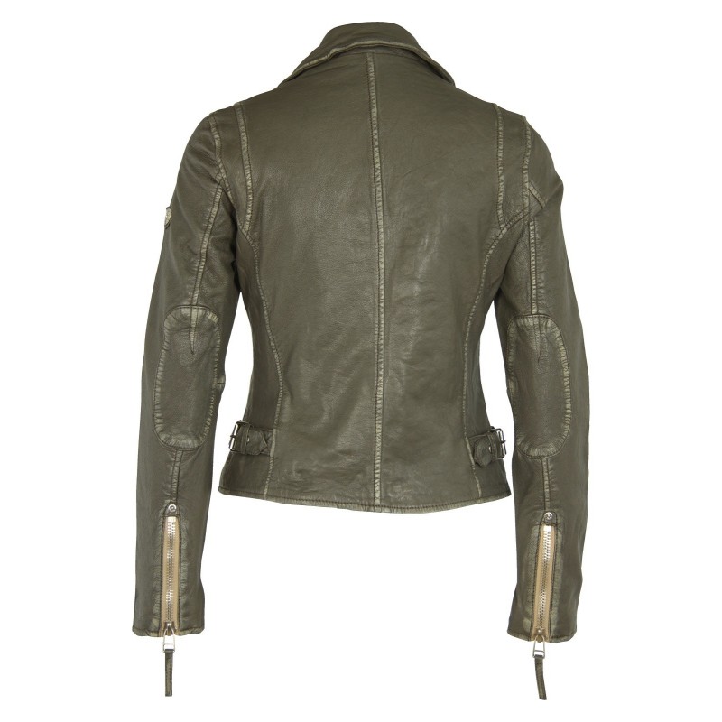 Geaca de Piele Naturala Dama Gipsy Olive PGG LULV – IMBRACAMINTE Geaca de Piele Naturala Dama Gipsy Olive PGG LULV – IMBRACAMINTE