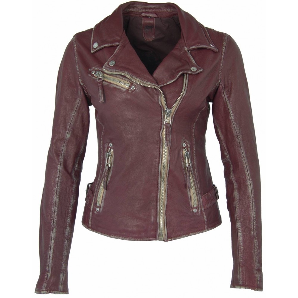 Geaca de Piele Naturala Dama Gipsy Visinie PGG LULV Geaca de Piele Naturala Dama Gipsy Visinie PGG LULV - readytowear.ro