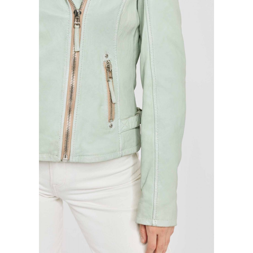 Geaca de Piele Naturala Dama Gipsy Verde Pal PGG S20 LABAGV Geaca de Piele Naturala Dama Gipsy Verde Pal PGG S20 LABAGV - readytowear.ro