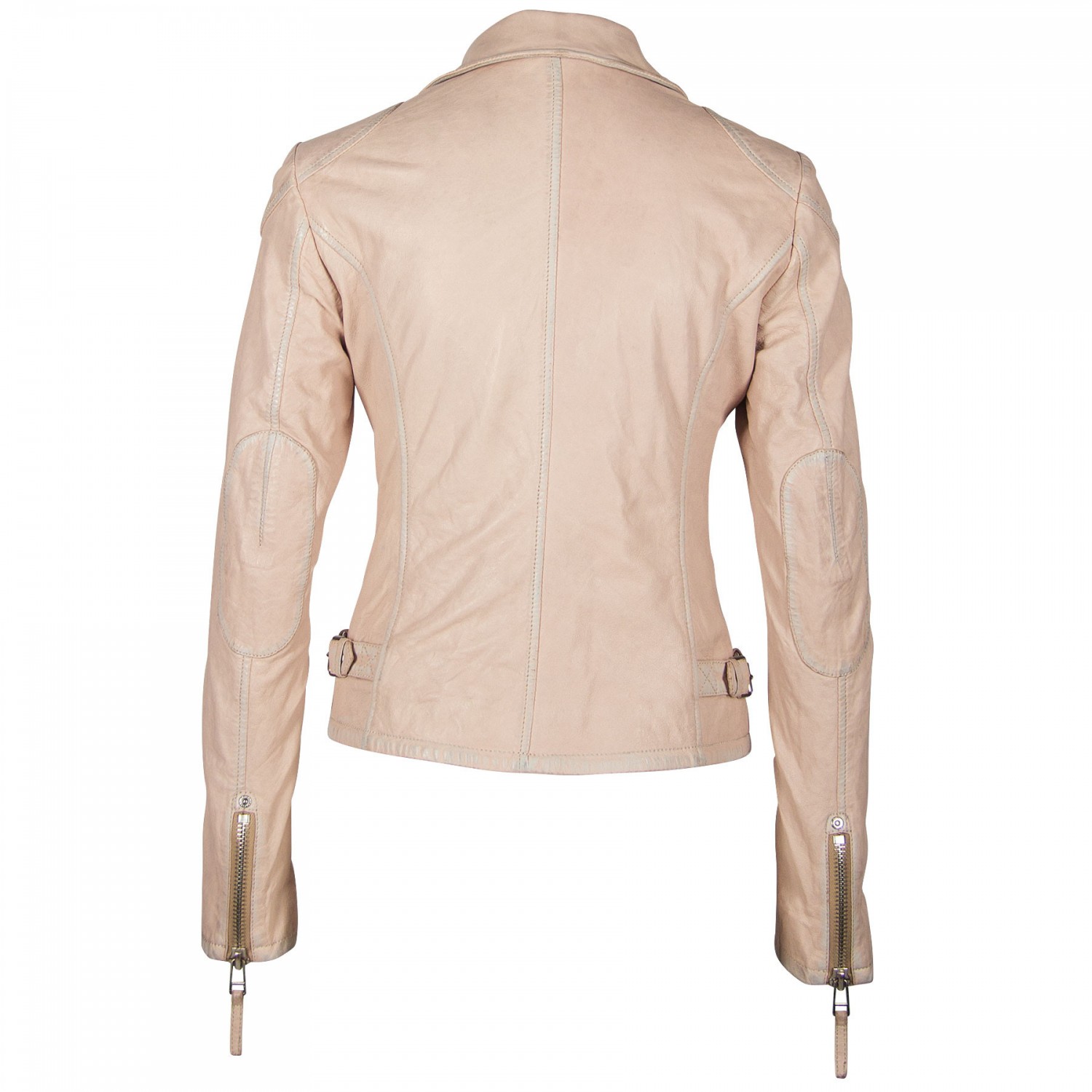 Geaca de Piele Naturala Dama Gipsy Roz Pal PGG S20 LABAGV – IMBRACAMINTE