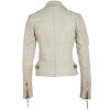 Geaca de Piele Dama Gipsy Alb Murdar PGG S21 LABAGV geci de piele - readytowear.ro