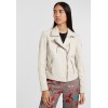 Geaca de Piele Dama Gipsy Alb Murdar PGG S21 LABAGV geci de piele - readytowear.ro