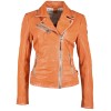 Geaca de Piele Dama Gipsy Portocalie PGG S21 LABAGV Geaca de Piele Dama Gipsy Portocalie PGG S21 LABAGV - readytowear.ro