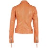 Geaca de Piele Dama Gipsy Portocalie PGG S21 LABAGV geci de piele - readytowear.ro