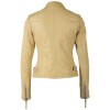 Geaca de Piele Dama Gipsy Galben Pal PGG S21 LABAGV geci de piele - readytowear.ro
