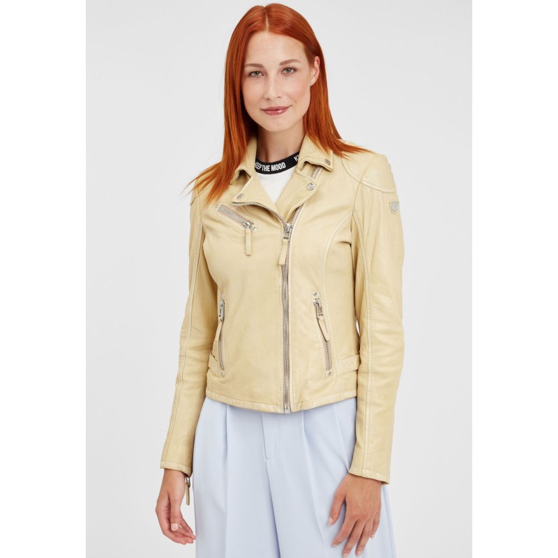 Geaca de Piele Dama Gipsy Galben Pal PGG S21 LABAGV – IMBRACAMINTE