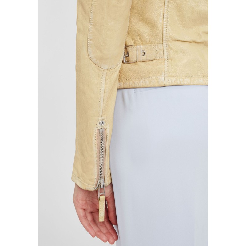 Geaca de Piele Dama Gipsy Galben Pal PGG S21 LABAGV – IMBRACAMINTE