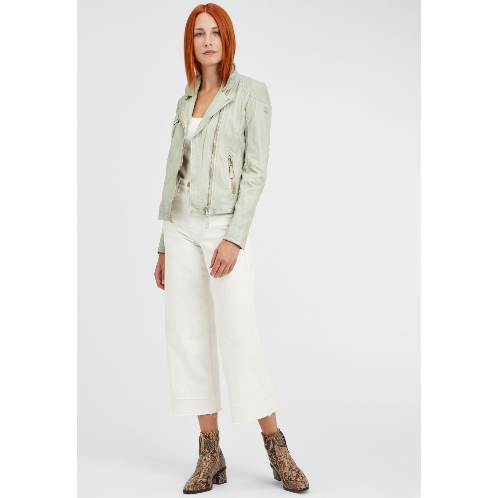 Geaca de Piele Dama Gipsy Verde Pal PGG S21 LABAGV Geaca de Piele Dama Gipsy Verde Pal PGG S21 LABAGV - readytowear.ro