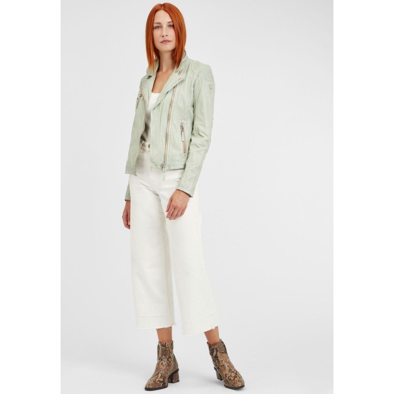 Geaca de Piele Dama Gipsy Verde Pal PGG S21 LABAGV – IMBRACAMINTE