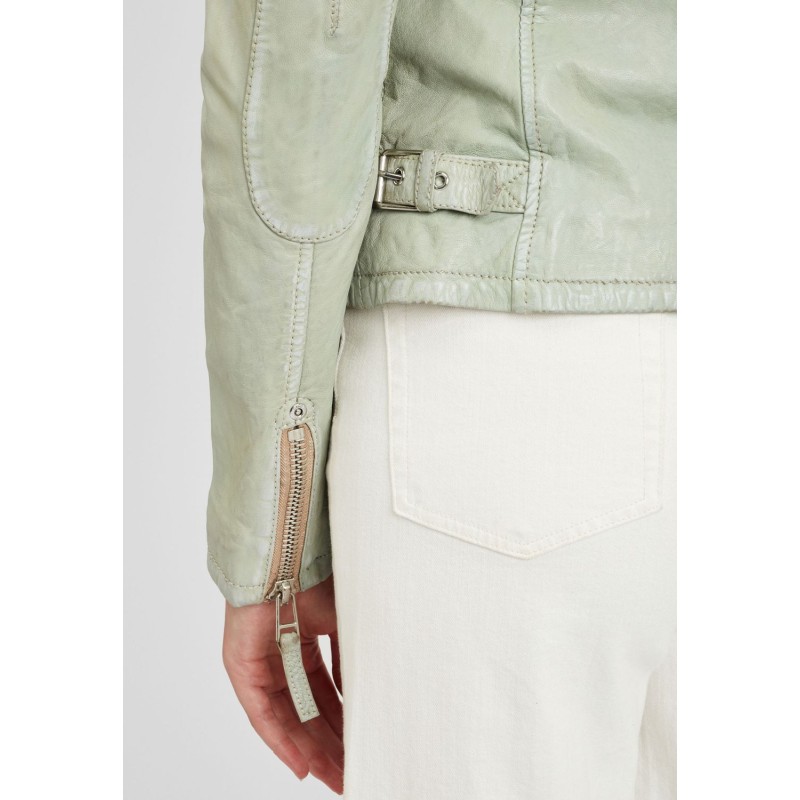 Geaca de Piele Dama Gipsy Verde Pal PGG S21 LABAGV – IMBRACAMINTE