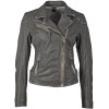 Geaca de Piele Dama Gipsy Gri Inchis PGG W20 LABAGV geci de piele - readytowear.ro