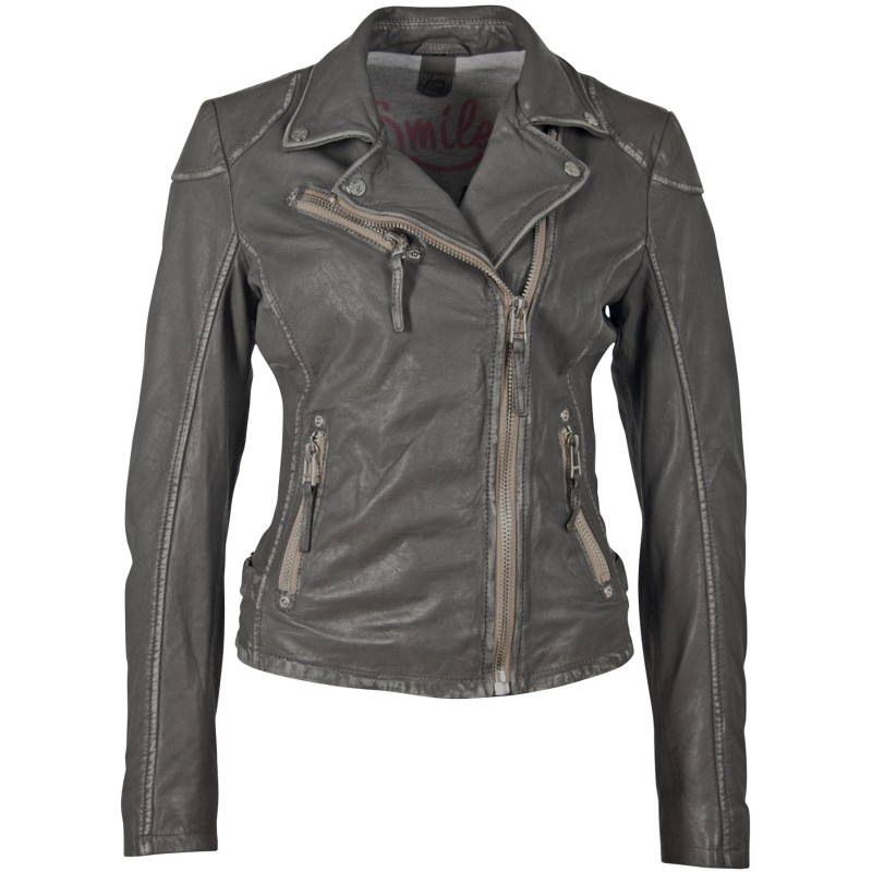 Geaca de Piele Dama Gipsy Gri Inchis PGG W20 LABAGV – IMBRACAMINTE Geaca de Piele Dama Gipsy Gri Inchis PGG W20 LABAGV – IMBRACAMINTE