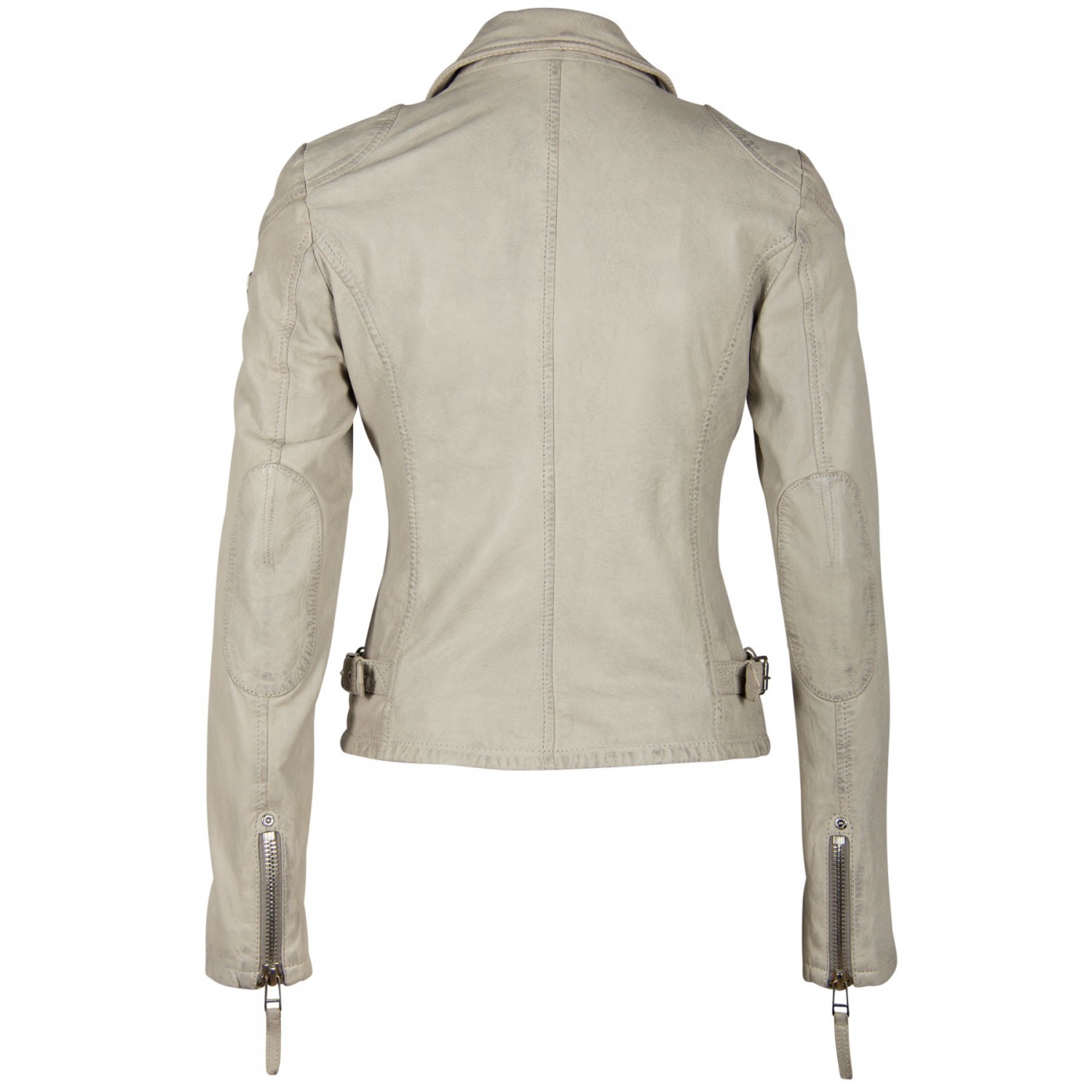 Geaca de Piele Dama Gipsy Alb Murdar PGG W20 LABAGV – IMBRACAMINTE