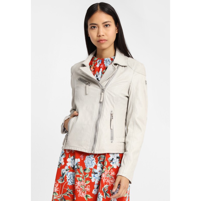 Geaca de Piele Dama Gipsy Alb Murdar PGG W20 LABAGV – IMBRACAMINTE