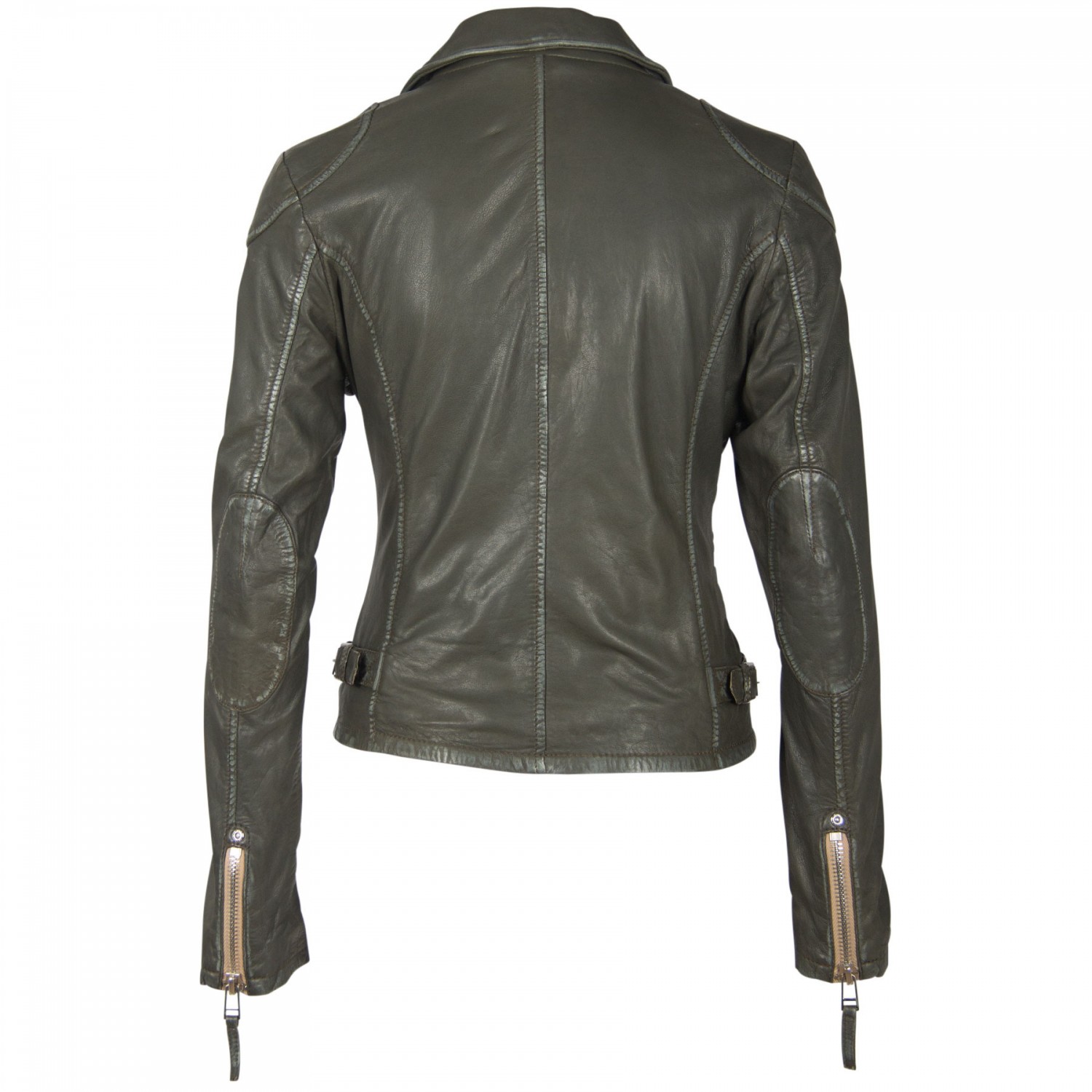 Geaca de Piele Naturala Dama Gipsy Olive PGG W20 LABAGV – IMBRACAMINTE