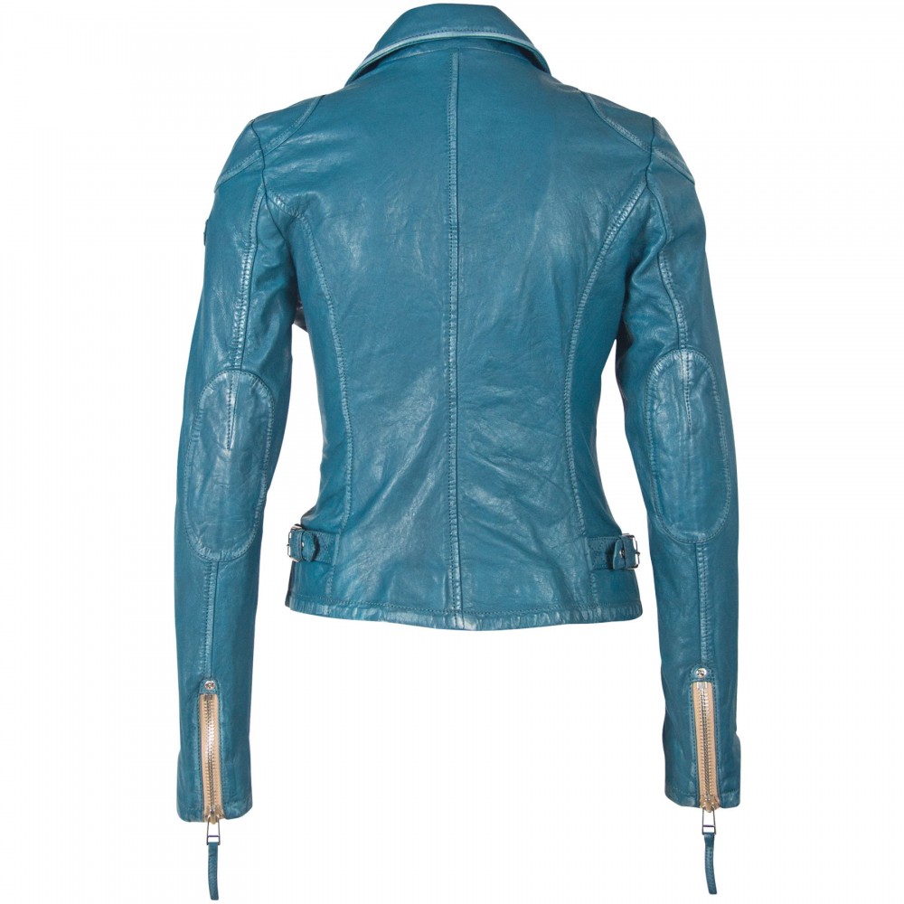 Geaca de Piele Naturala Dama Gipsy Albastra PGG W20 LABAGV Geaca de Piele Naturala Dama Gipsy Albastra PGG W20 LABAGV - readytowear.ro