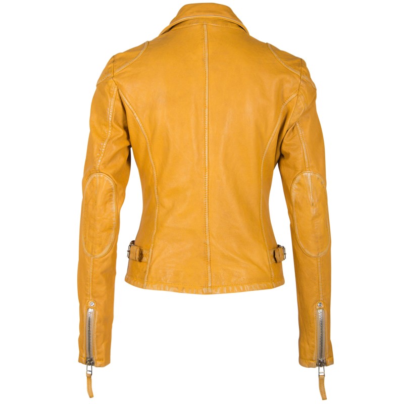 Geaca de Piele Dama Gipsy Galbena PGG W20 CF LABAGV – IMBRACAMINTE