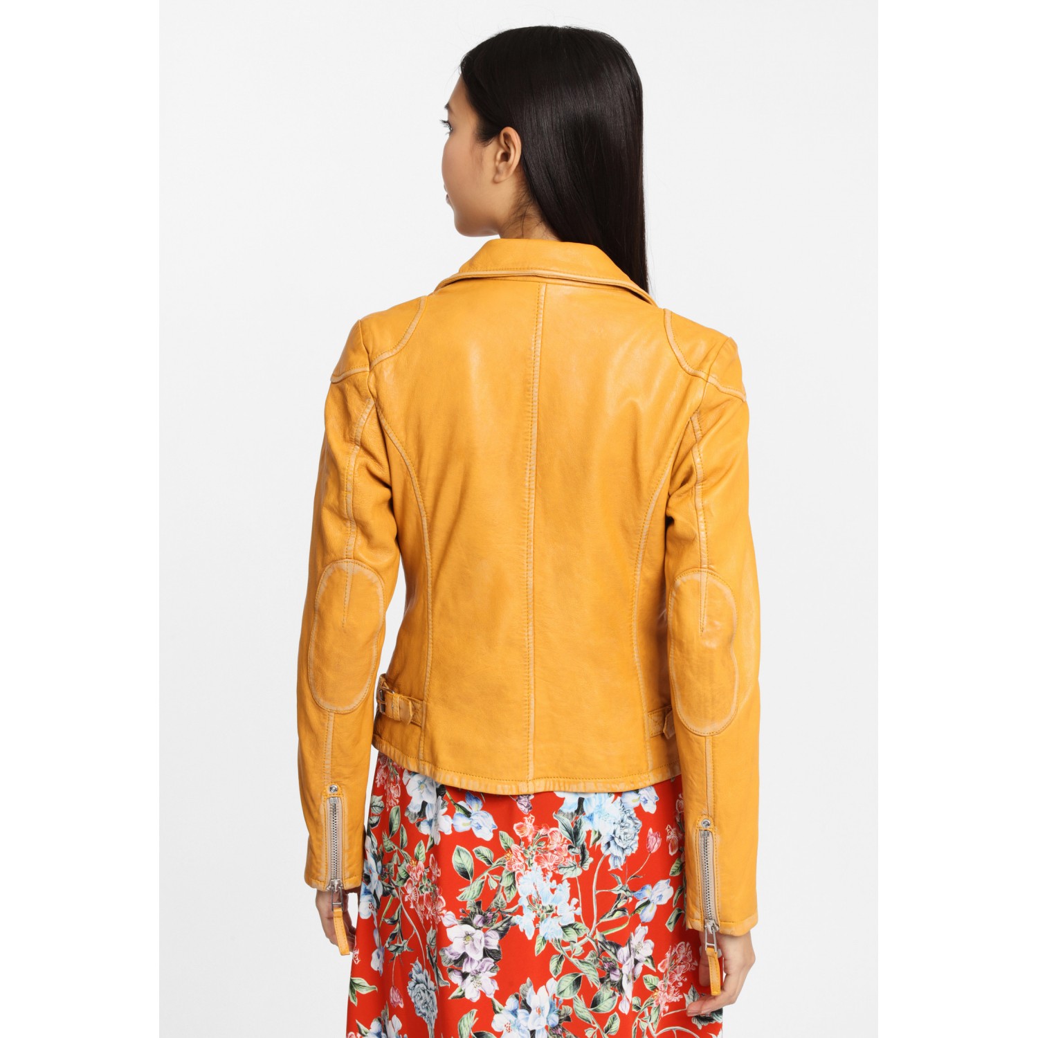 Geaca de Piele Dama Gipsy Galbena PGG W20 LABAGV – IMBRACAMINTE